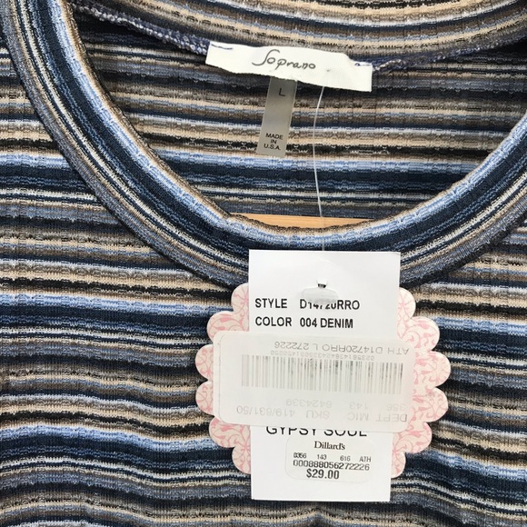 Soprano Striped Dress - Picture 4 of 5